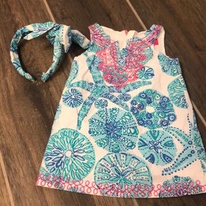 Lilly Pulitzer for Target sea shell blue dress